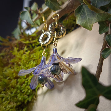 Boucles d'oreilles Agapanthes