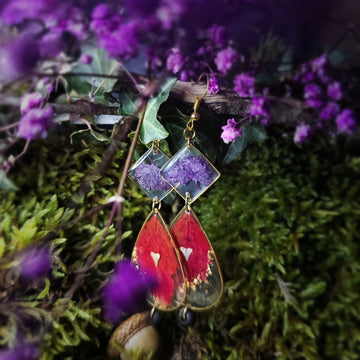 Boucles pendantes - été indien