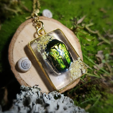 Pendentif Cétoine dorée