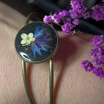 Bracelet jonc - Crépuscule floral
