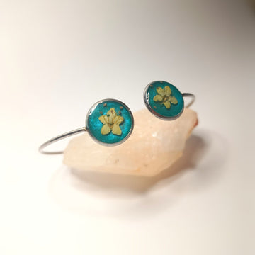 Bracelet jonc - ciel d'azur