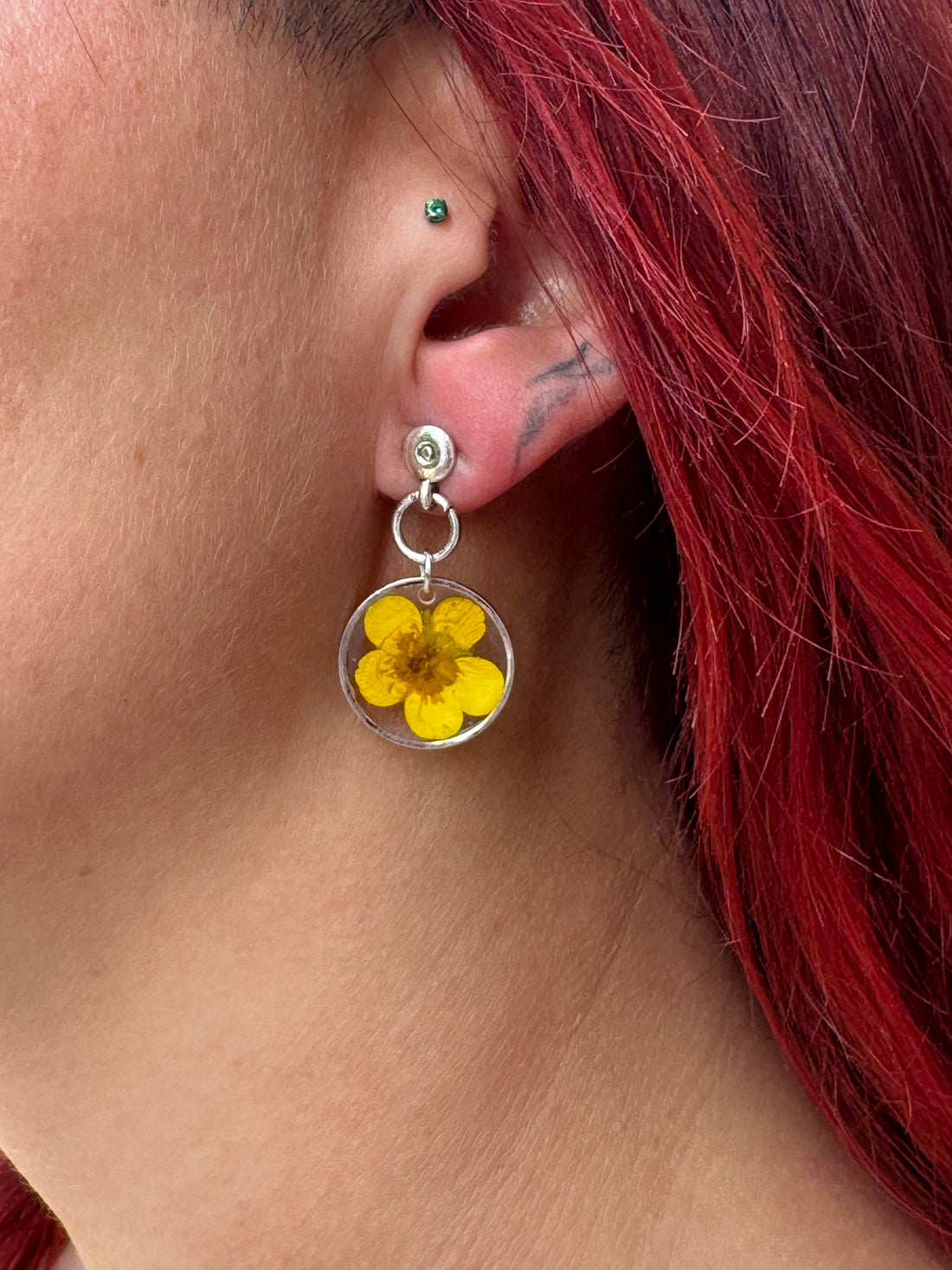 Boucles d'oreilles Bouton d'Or